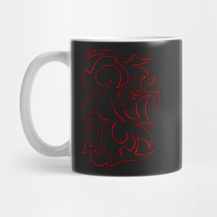 Red Dragon Decorative Ornament Mug